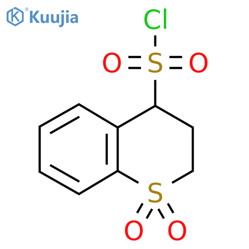 Thiochromane-4-sulfonyl chloride-1,1-dioxide structure