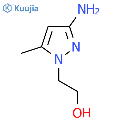 2-(3-amino-5-methyl-1H-pyrazol-1-yl)ethan-1-ol structure