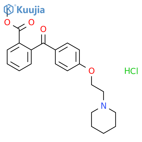 Pitofenone hydrochloride structure