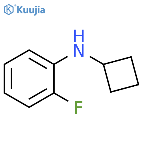 N-cyclobutyl-2-fluoroaniline structure