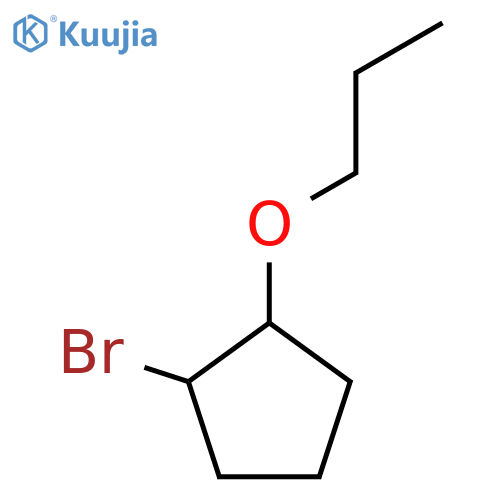 1-Bromo-2-propoxycyclopentane structure