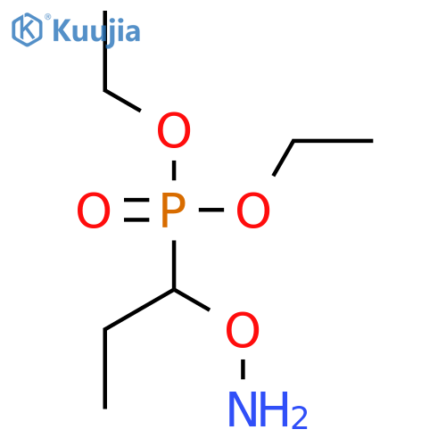 Phosphonic acid, [1-(aminooxy)propyl]-, diethyl ester structure