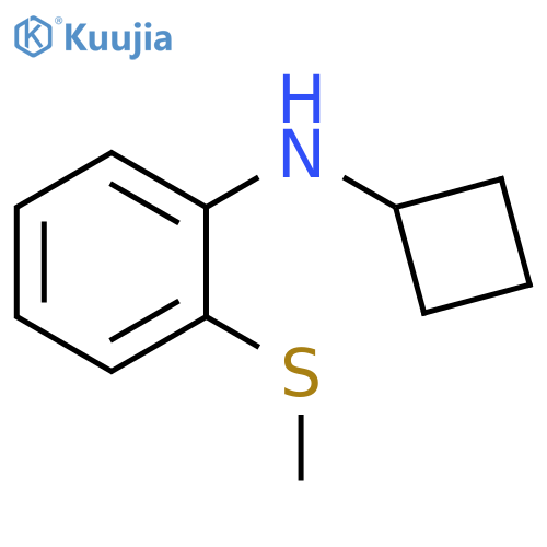 N-Cyclobutyl-2-(methylsulfanyl)aniline structure