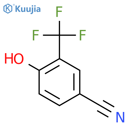 4-Hydroxy-3-(trifluoromethyl)benzonitrile structure