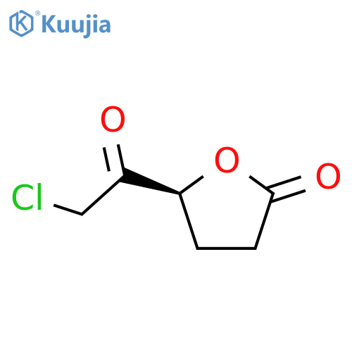 2(3H)-Furanone, 5-(chloroacetyl)dihydro-, (S)- (9CI) structure
