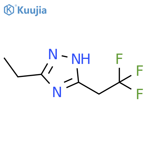 3-ethyl-5-(2,2,2-trifluoroethyl)-1H-1,2,4-triazole structure