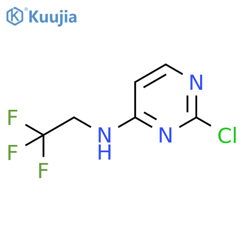 2-chloro-N-(2,2,2-trifluoroethyl)pyrimidin-4-amine structure