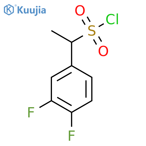 1-(3,4-Difluorophenyl)ethanesulfonyl chloride structure