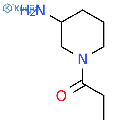 1-(3-Aminopiperidin-1-yl)propan-1-one structure