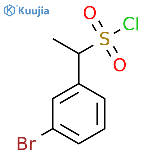 1-(3-Bromophenyl)ethanesulfonyl chloride structure