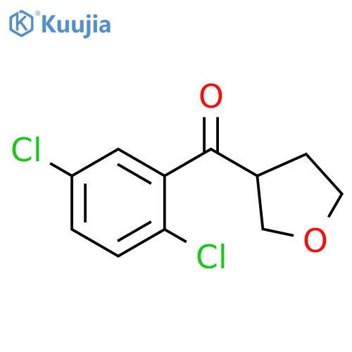 3-(2,5-dichlorobenzoyl)oxolane structure