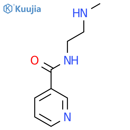 N-[2-(methylamino)ethyl]pyridine-3-carboxamide structure