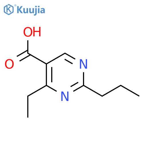 5-Pyrimidinecarboxylic acid, 4-ethyl-2-propyl- structure