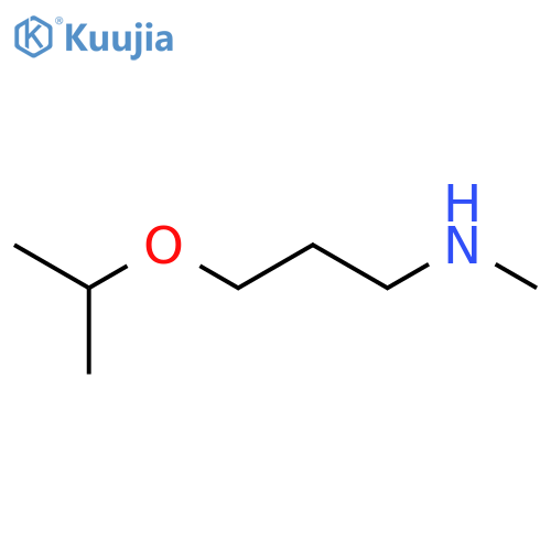 methyl3-(propan-2-yloxy)propylamine structure