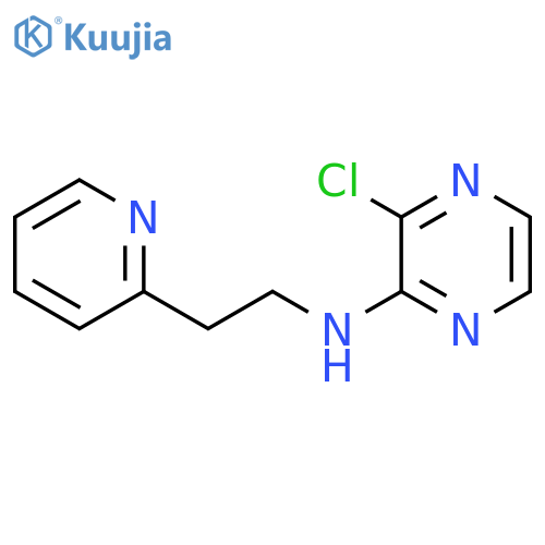 3-chloro-n-[2-(pyridin-2-yl)ethyl]pyrazin-2-amine structure