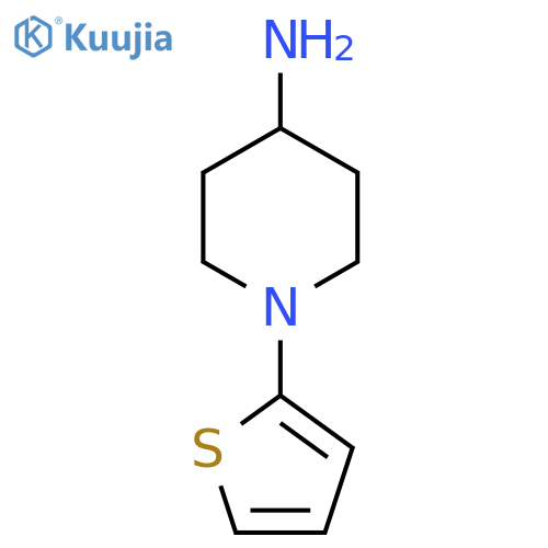 1-(Thiophen-2-yl)pioeridin-4-amine structure