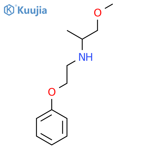 (1-methoxypropan-2-yl)(2-phenoxyethyl)amine structure