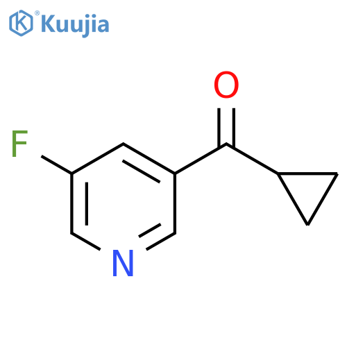3-cyclopropanecarbonyl-5-fluoropyridine structure