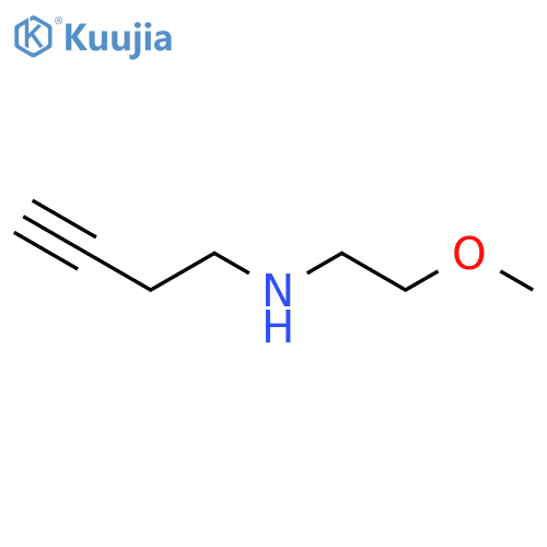 (but-3-yn-1-yl)(2-methoxyethyl)amine structure