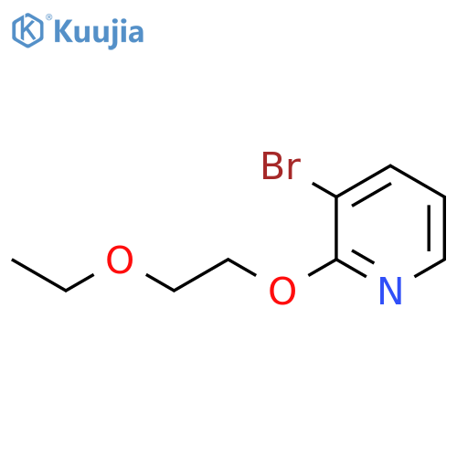 3-bromo-2-(2-ethoxyethoxy)pyridine structure