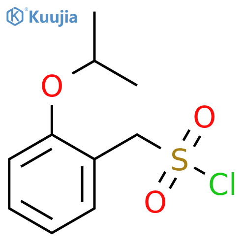 2-(1-Methylethoxy)benzenemethanesulfonyl chloride structure