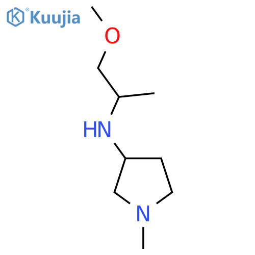 N-(1-methoxypropan-2-yl)-1-methylpyrrolidin-3-amine structure