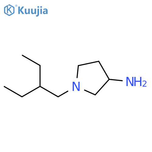 1-(2-ethylbutyl)pyrrolidin-3-amine structure