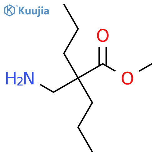 Methyl 2-(aminomethyl)-2-propylpentanoate structure