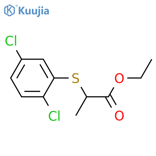 Ethyl 2-[(2,5-dichlorophenyl)sulfanyl]propanoate structure
