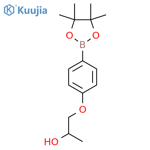 1-[4-(4,4,5,5-Tetramethyl-1,3,2-dioxaborolan-2-yl)phenoxy]propan-2-ol structure