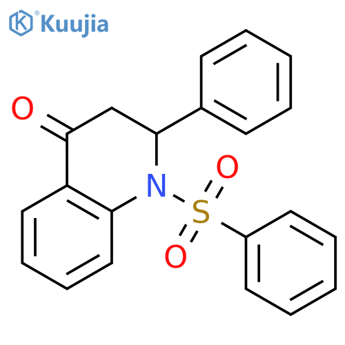 4(1H)-Quinolinone, 2,3-dihydro-2-phenyl-1-(phenylsulfonyl)- structure