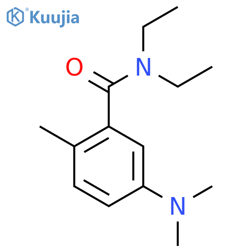 5-(Dimethylamino)-N,N-diethyl-2-methylbenzamide structure