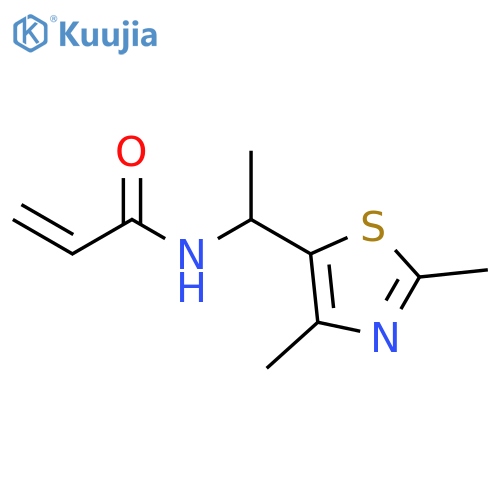 N-[1-(2,4-Dimethyl-5-thiazolyl)ethyl]-2-propenamide structure