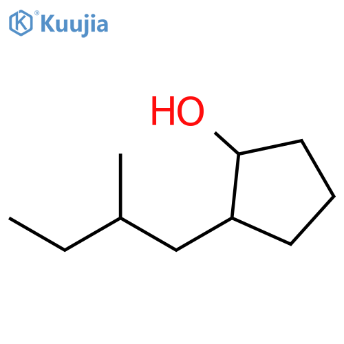 2-(2-methylbutyl)cyclopentan-1-ol structure