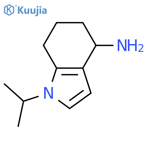 1H-Indol-4-amine, 4,5,6,7-tetrahydro-1-(1-methylethyl)- structure
