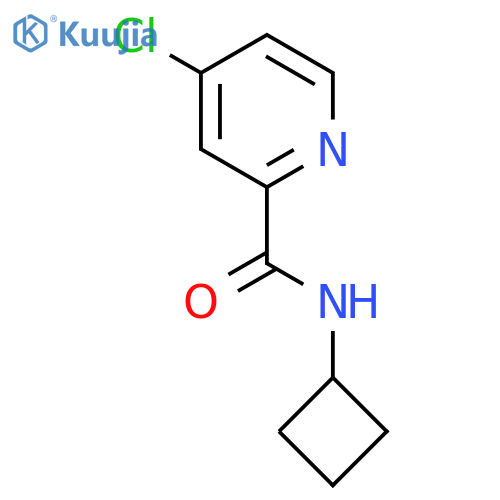 4-Chloro-N-cyclobutylpyridine-2-carboxamide structure