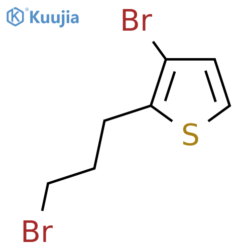 3-Bromo-2-(3-bromopropyl)thiophene structure