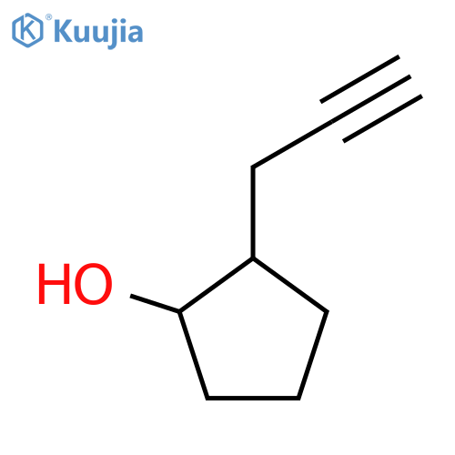 2-(Prop-2-yn-1-yl)cyclopentan-1-ol structure
