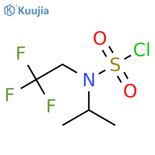 N-(propan-2-yl)-N-(2,2,2-trifluoroethyl)sulfamoyl chloride structure
