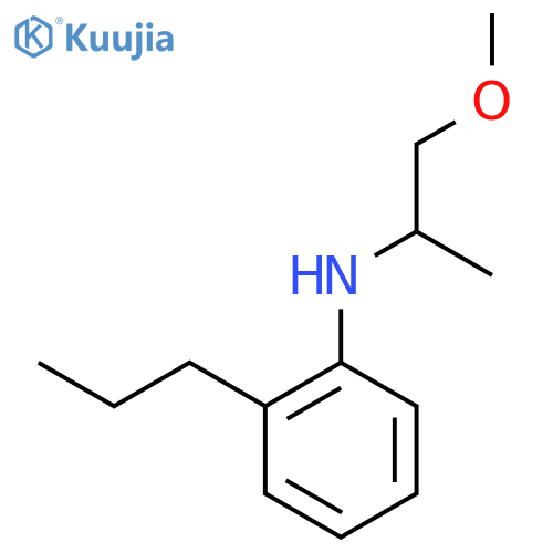 N-(1-methoxypropan-2-yl)-2-propylaniline structure