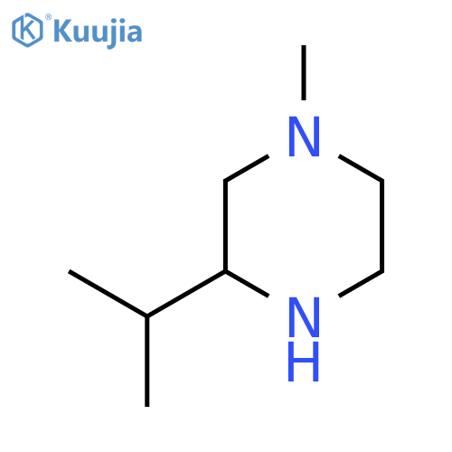 1-Methyl-3-(propan-2-yl)piperazine structure