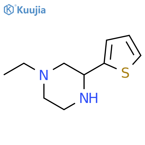 1-ethyl-3-(2-thienyl)piperazine structure