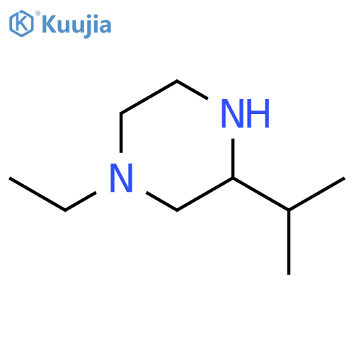1-ethyl-3-isopropylpiperazine structure