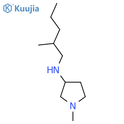 1-methyl-N-(2-methylpentyl)pyrrolidin-3-amine structure