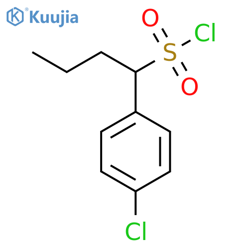 Benzenemethanesulfonyl chloride, 4-chloro-α-propyl- structure