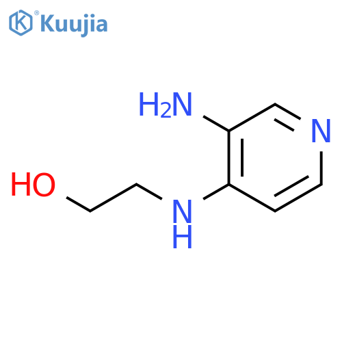 2-[(3-aminopyridin-4-yl)amino]ethan-1-ol structure