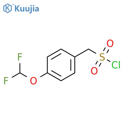 4-(Difluoromethoxy)benzenemethanesulfonyl chloride structure