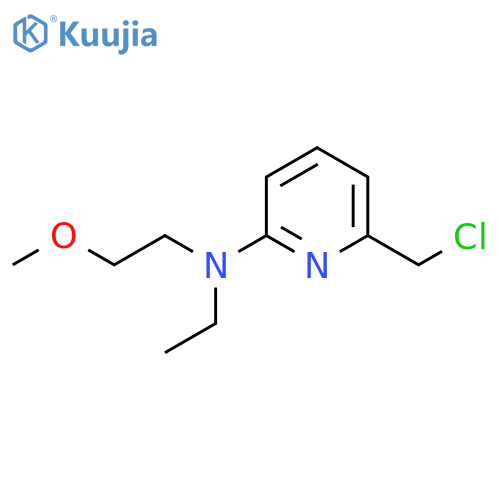 6-(Chloromethyl)-N-ethyl-N-(2-methoxyethyl)pyridin-2-amine structure