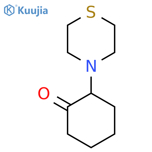 2-(Thiomorpholin-4-yl)cyclohexan-1-one structure