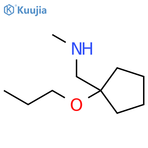 methyl(1-propoxycyclopentyl)methylamine structure
